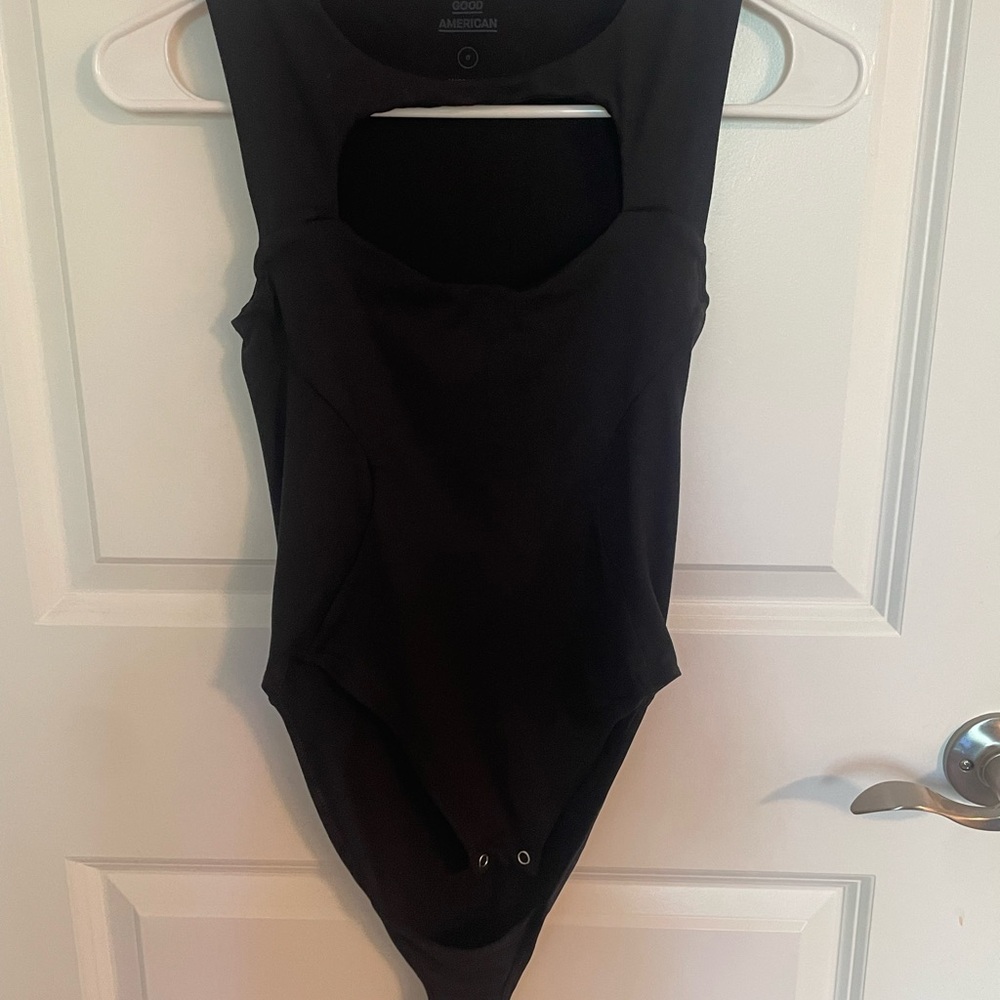 Good American Black Bodysuit One Piece